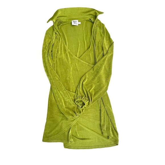 Princess Polly PARTY TIME MINI DRESS GREEN size 2 - Picture 2 of 6